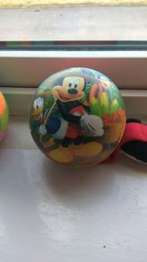 mickey leg/hand bag  , balls and more  2 euro each
