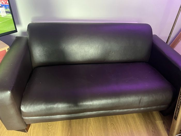 Dark brown 3 seater sofa