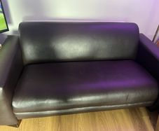 Dark brown 3 seater sofa
