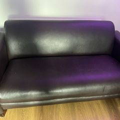 Dark brown 3 seater sofa