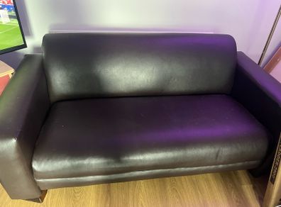 Dark brown 3 seater sofa