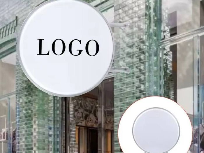 Round Illuminated Sign Easy to Install, Eye-Catching, and Durable for Any Business.