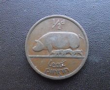 1941 Irish Half Penny