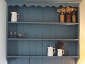 Antique Oak Plate Shelf