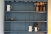 Antique Oak Plate Shelf