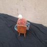 Sitting french statue postage possible Image 3