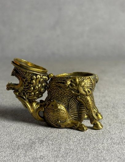 Kirin Incense Burner (7cm) - Bronze