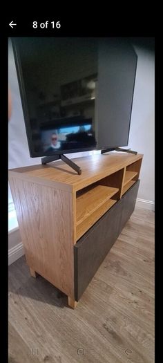 TV Table Excellent condition like new used for 65" and bigger