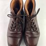 Clarks brown leather ladies boots Image 2