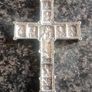 German Orthodox Silver Heavy Crucifix(Circa 1850)..22 grams Image 2
