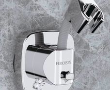 Shower Head Holder with Suction Cup | 10kg Load Capacity, Tool-Free Installation in Seconds | Removable and Rust-Resistant Shower Bracket with Storage Hook (Silver)