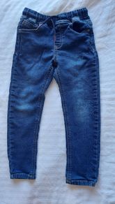 Next Dark Blue Skinny Fit Pull On Jeans