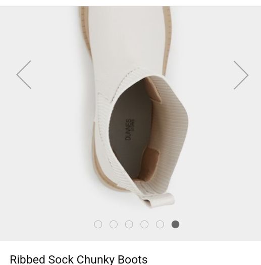 Ribbed Sock Chunky Boots