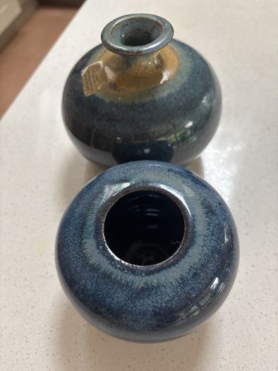 Louis Mulcahy Irish Pottery Vases (2 )