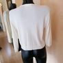 Women's Cardigan Cream Size L Image 5