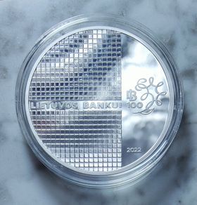 Lithuania 20 Euro Silver (.925) Proof Coin 2022 - 100th Anniversary of the Bank of Lithuania