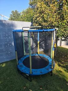 trampoline and Turtle Sandbox