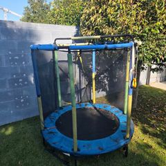 trampoline and Turtle Sandbox
