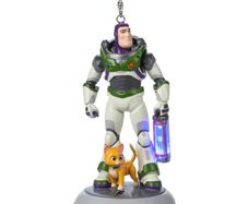 Disney Sketchbook Buzz Lightyear And Sox Light-up Christmas Ornament