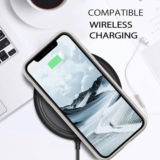 Liquid Silicone Case For iPhone XR Luxury Thin Soft Phone Cover New Grey - FHT7IPXRLK