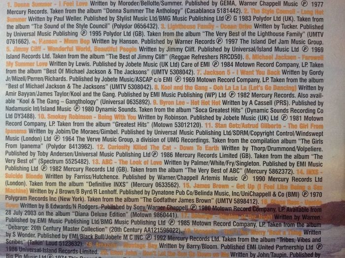 Long Hot Summer.  CD.  Various artists compilation.