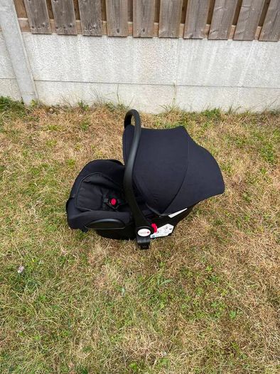 Magic ZC 3 in 1 Pushchair Pram Travel System, Baby Stroller 3 in 1 with Reversible Two Pushing Modes, Newborn Infant Carriage One-Click Folding, Toddler Buggy Aluminum Frame (739 Black)
