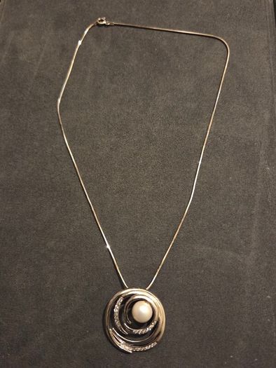 925 Sterling Silver and Pearl Necklace