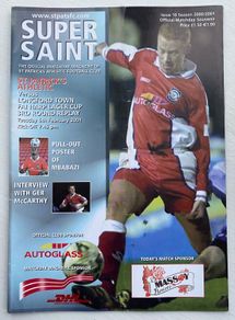 2001 St. Patrick's Athletics v Longford Town - FAI Harp Lager Cup 3rd Round Replay Programme