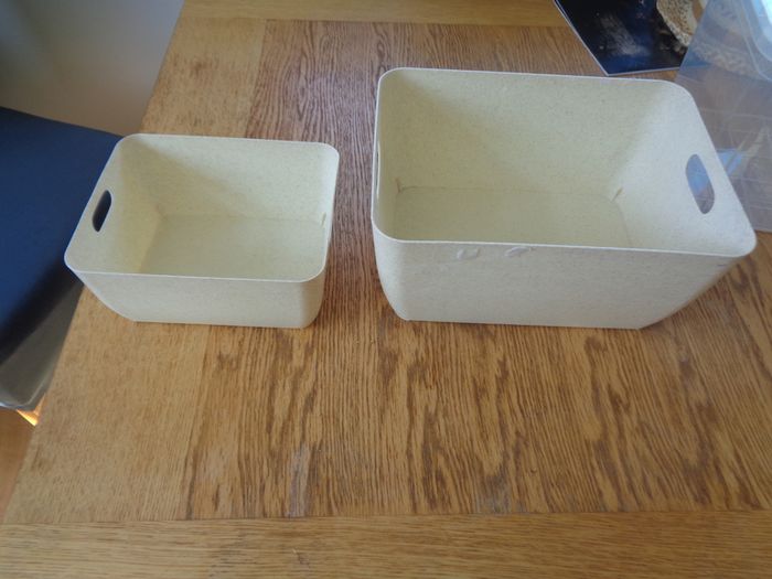 Plastic Storage Containers x 2 for Sale