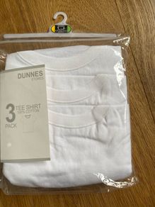 BNWT - White T-Shirts x 3 (5-6yrs)