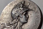 French Art Nouveau Silver Medal