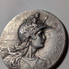 French Art Nouveau Silver Medal