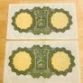 Irish Lavery In Sequence One Pound Banknotes Image 2