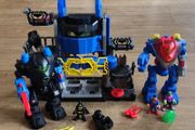 IMAGINEXT Batman Robo Batcave PlaySet with Batman Robot and  Superman Robot