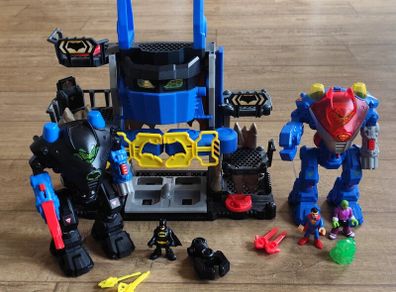 IMAGINEXT Batman Robo Batcave PlaySet with Batman Robot and  Superman Robot