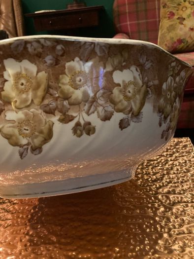 Large ceramic wash set bowl