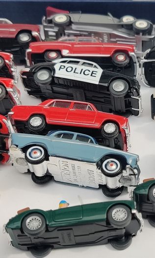 24 Vintage Car models: Wiking, Norev, Praline