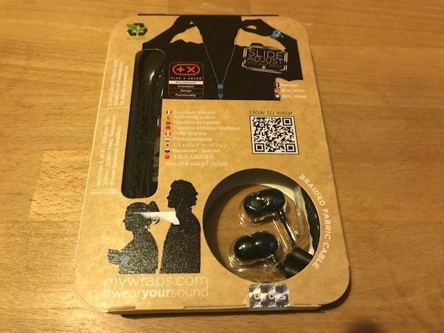 Wraps Wristband Headphones (New)