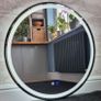 LED Bathroom Mirror 80cm Demister Dual LED Image 2