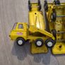 Vintage 1970s Tiny Tonka Pressed Steel Truck & Lowboy Trailer Image 4