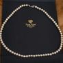 Beautiful Sterling Silver Pearl Necklace Image 2