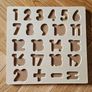 Wooden Number Puzzle Image 3