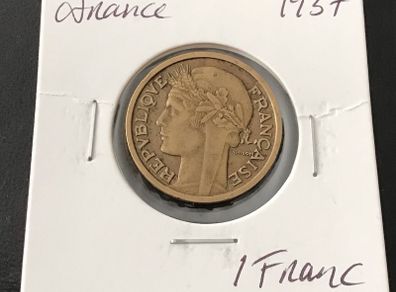 France 1937 One Franc