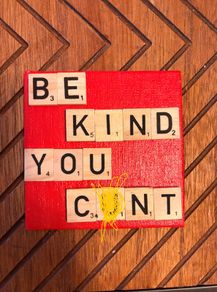 Fun magnet scrabble style