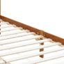 Canopy Bed Frame Honey Brown Solid Pine Wood 120x200 cm Image 5