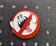 King boo ghost buster enamel pin