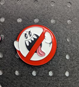 King boo ghost buster enamel pin