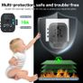 Universal Travel Adapter, International Travel Plug Adapter with 2 USB-C and 2 USB Ports, All in One Plug Adaptor with Dual Safety Fuses, UK to European Plug Adaptor for EU USA Australia etc Image 2