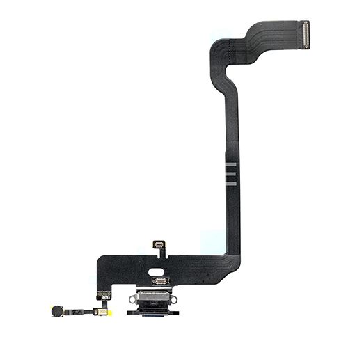 iPhone XS Replacement Charging Port Dock Connector Flex Cable Mic Black