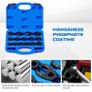 Wrench set, LIROPAU 15PCS Crowfoot Wrench Set, 3/8 and 1/2 Drive Crowfoot Flare Nut Wrench Set, 8-24 mm Metric Chromium Molybdenum Steel Open End Drive Crows feet Spanners Wrench Set, Crows Foot Spanner Set Image 3